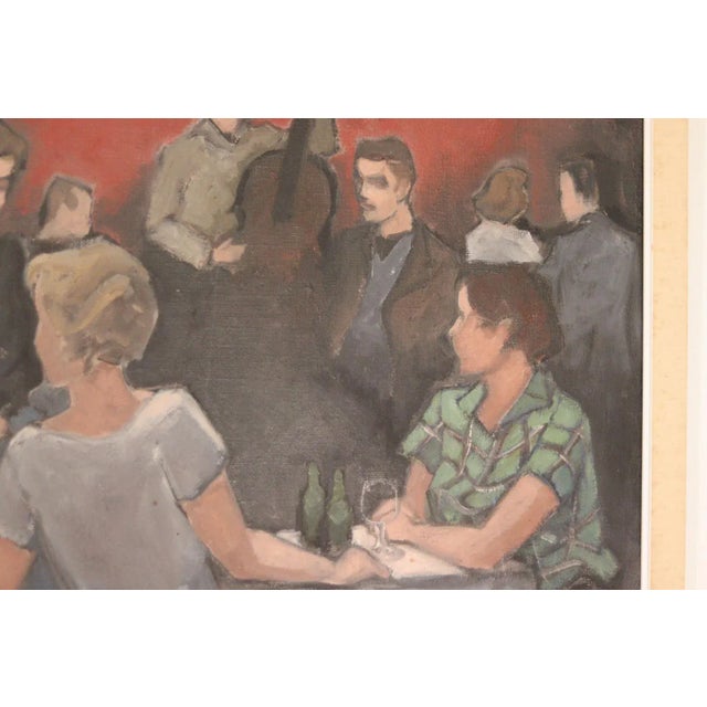 Otto Olsen, Untitled, 1958, Oil on Canvas For Sale - Image 8 of 11