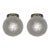 1930s French Art Deco Flush Mounts by Muller Freres France - A Pair For Sale