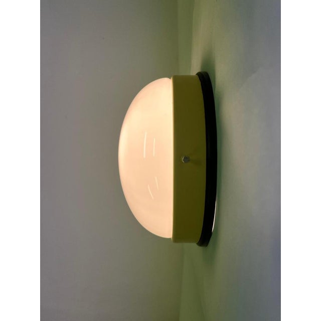 Plastic Small Bauhaus Bakelite Ceiling Light, 1940s For Sale - Image 7 of 9