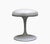 Textile White Tulip Stool by Eero Saarinen for Knoll, Italy, 1960s For Sale - Image 7 of 7
