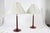 1960s Danish Table Lamps in Mahogany by Esben Klint, 1960s, Set of 2 For Sale - Image 5 of 18