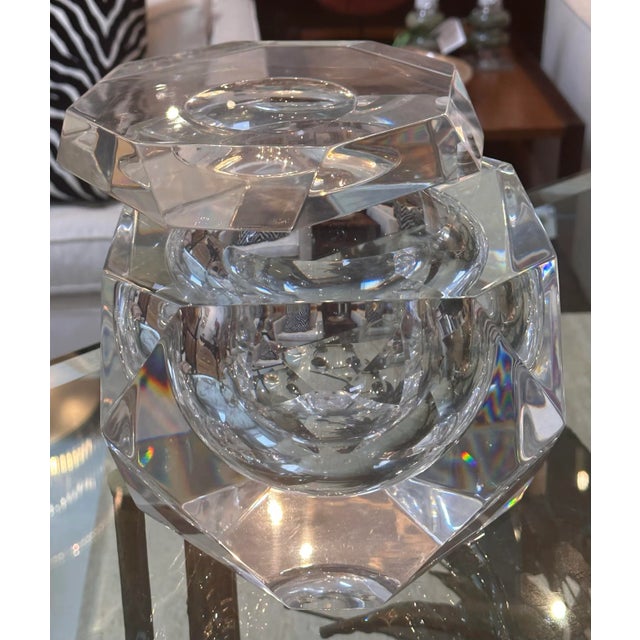 Mid-Century Modern Mid Century Modern Carole Stupell Lucite Ice Bucket For Sale - Image 3 of 6