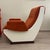 Orange Italian Lounge Chair, 1960s For Sale - Image 8 of 18