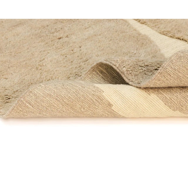 Textile Hand-Knotted Wool Premium Rug by Azele Studio For Sale - Image 7 of 10