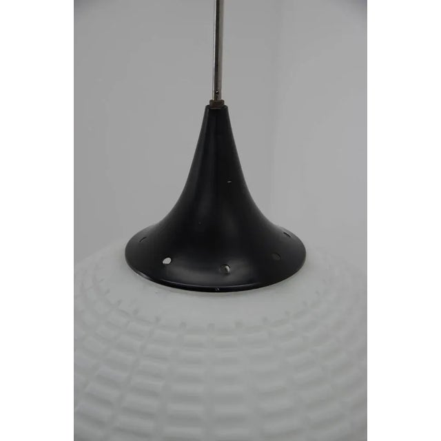 Silver Pendant with Adjustable Height attributed to Kamenicky Senov, 1960s For Sale - Image 8 of 11
