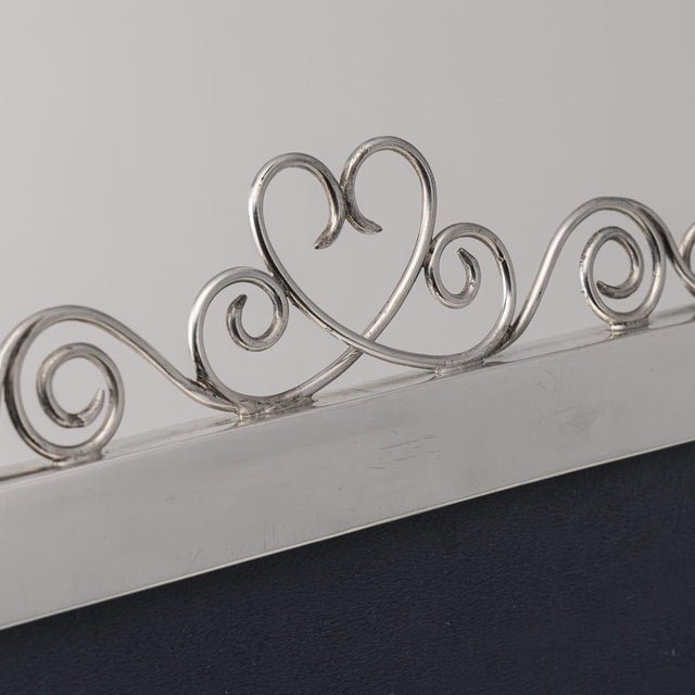 Vintage American Silver Photo Frame by Bigelow for Kennard & Co, 1920 For Sale - Image 6 of 13