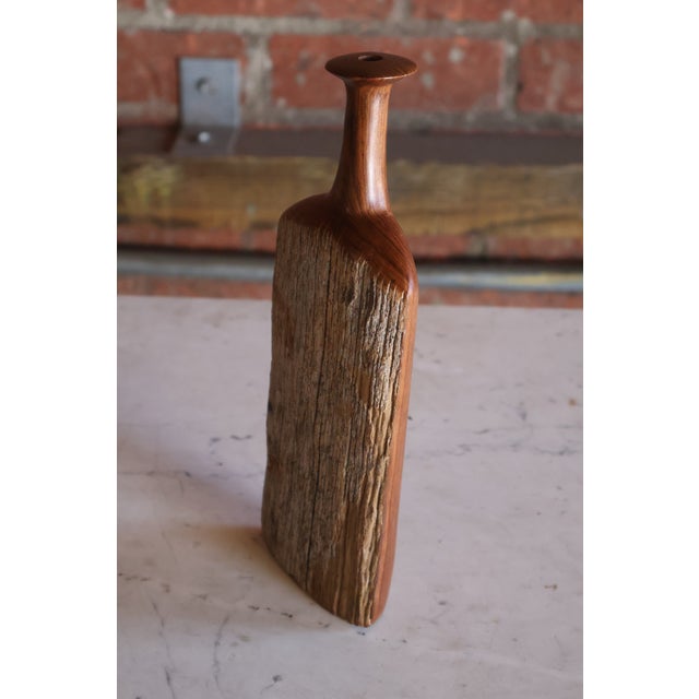 Wood Wood Vase Attributed to Doug Ayers, California, 1970s For Sale - Image 7 of 15