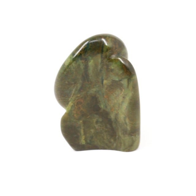 African Early 20th Century Shona Stone Verdite Portrait Sculpture Mzimba Collection For Sale - Image 3 of 7