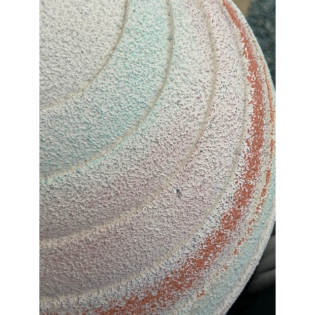 Vintage Art Deco Style Lamp in Rainbow Muted Hues - a Pair For Sale - Image 12 of 12