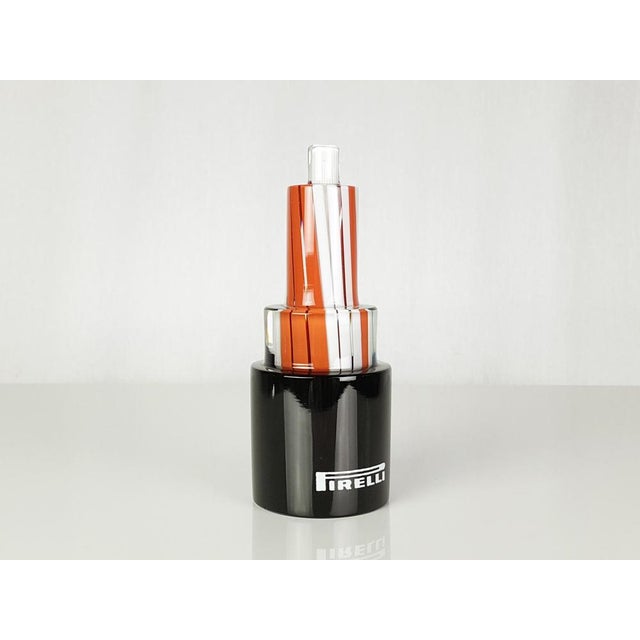 Postmodern Multi-Colored Murano Glass Advertisement Paperweight by VeArt for Pirelli, 1980s For Sale - Image 3 of 9