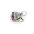 1920s Art Deco Platinum Diamond and Ruby Chastity Belt Knickers Pendant or Charm For Sale - Image 4 of 9