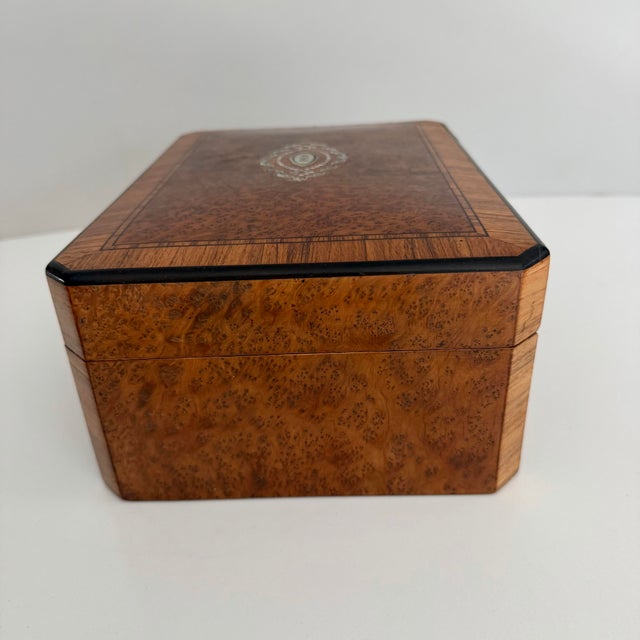 19th Century Napoleon III Jewelry Box With CSD Monogram For Sale In San Antonio - Image 6 of 12