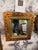Brutalist Hand Hammered Copper and Brass Riveted Wall Mirror For Sale - Image 9 of 9