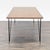 Modern Urban Wood Goods Urban Loft Black and Brass Dining Table For Sale - Image 3 of 7