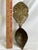 Early 19th Century Antique Persian Qajar Pierced Brass Spoon For Sale - Image 5 of 6