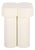 Bastien Accent Table in Ivory For Sale