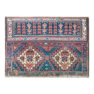 Early 20th Century Malayer Bag Face Rug For Sale