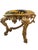 Italian 1960s Giltwood Bench With Versace Upholstery For Sale - Image 3 of 7