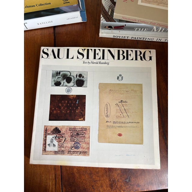 1978 First Edition Saul Steinberg art book by Harold Rosenberg. Published in conjunction with a major exhibition at the...