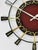 Large Mid-Century Brutalist Junghans Sunburst Wall Clock in Brass, Germany, 1950s For Sale - Image 10 of 16