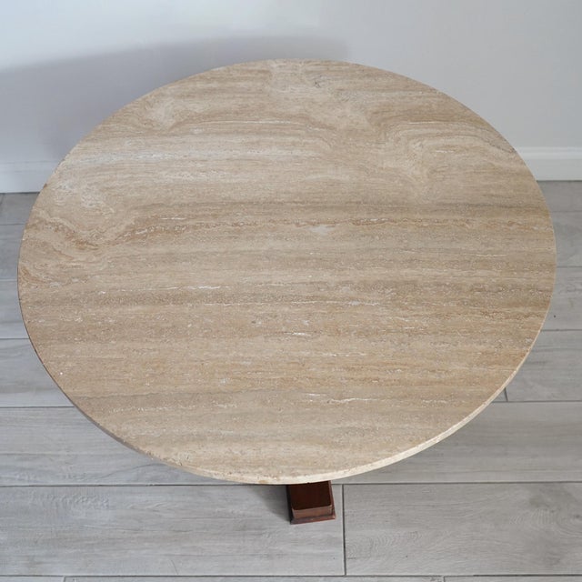 Mid-Century Modern Italian Travertine Coffee Table For Sale - Image 12 of 16