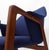 New Blue Wool Upholstery Teak Frames Danish Mid-Century Modern Lounge Chairs For Sale - Image 14 of 15