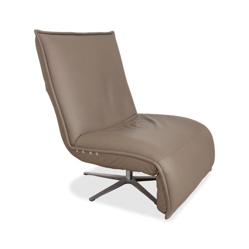 Modern Beige Leather Epos Armchair with Electric Function from Koinor For Sale - Image 3 of 18