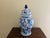 Late 20th Century Chinoiserie Large Blue and White Porcelain Ginger Jar For Sale - Image 5 of 8