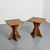 Wood Side Tables, French Alps, 1970, Set of 2 For Sale - Image 10 of 10