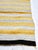 This is a nice, regional Navajo weaving in gold and natural heathered taupe stripes with dark brown borders at each end,...