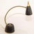 Mid-Century Modern Brass Gooseneck Desk Lamp, Black & Gold, Usa, Circa 1950s For Sale - Image 4 of 18