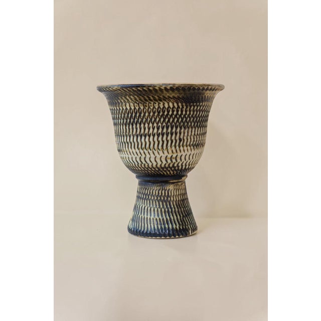 Mid-Century Modern Mid Century Ceramic Vase by Jean Besnard for Vallauris For Sale - Image 3 of 7
