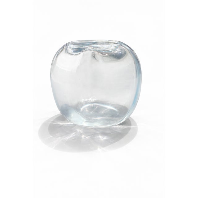 Vintage Crystal Stella Polaris Vase by Vicke Lindstrand for Orrefors, 1970s For Sale - Image 6 of 8