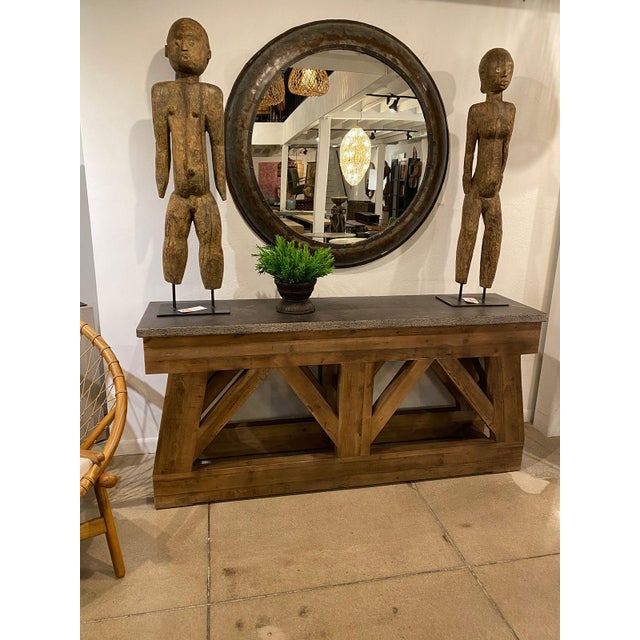 Contemporary Greystone Farm Console Table 72" For Sale - Image 3 of 3