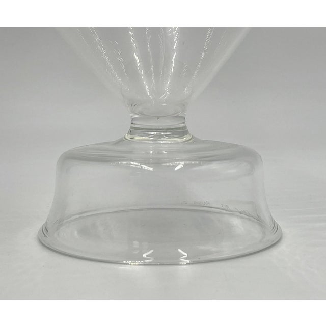 Aldo Cibic for Paola C Pims Signed Italian Blown Glass Bottle Vase For Sale - Image 12 of 13