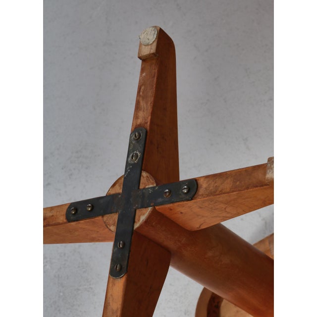 Dan Swivel Chair in Bent Beechwood by Magnus Stephensen for Fritz Hansen, 1930s For Sale - Image 13 of 16