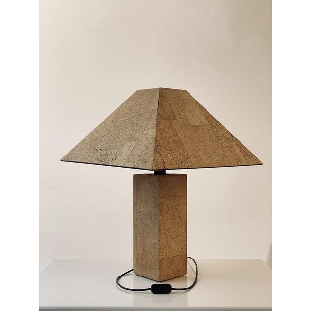 Ingo Maurer Cork Table Lamp by Ingo Maurer for Design M, 1970s For Sale - Image 4 of 18