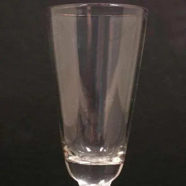 Early Double-Series Opaque Cotton Twist Stem Ale Glass For Sale - Image 4 of 6