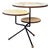 1950’s Atomic Era Large Spider Frame 3 Tier Coffee / Cocktail Table. Top Tier Measuring 24” Across For Sale