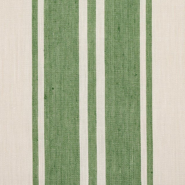 A stylish, versatile stripe on a relaxed linen-cotton ground gently colored to achieve an easy, sun-drenched look. Sold as...