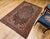 19th Century 19th Century Persian Farahan Sarouk Rug, Hand-Knotted Wool, Floral Pattern, Navy & Plum Red, 4x6 For Sale - Image 5 of 18
