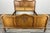Vintage French Louis XVI Double Bed Frame in Oak For Sale - Image 3 of 11