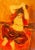 1940s Giulio da Milano, Red Odalisque, 1947, Oil Painting For Sale - Image 5 of 5
