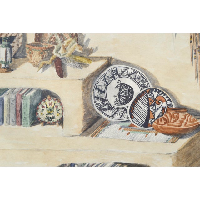 American Southwest Living Room Interior Still Life 1997 For Sale - Image 3 of 6