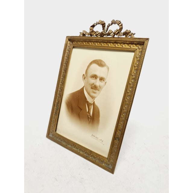 Antique Rococo Frame in Bronze, France, 1890s For Sale - Image 13 of 14