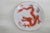 Japan Porcelain Ming Chinese Red Dragon Teacups and Saucers Set of Three For Sale - Image 10 of 10
