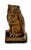 Figurative Unusual Antique American Cast Iron Wise Old Owl Sitting on a Book Figurative Doorstop - Circa 1920s. For Sale - Image 3 of 18
