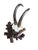 Cabin Chamois Trophy 222 Goat Horns Blakc Forest Mount For Sale - Image 3 of 5