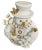 Ceramic Vintage White Ceramic Snowman Figurine Adorned With 24k Gold For Sale - Image 7 of 7