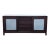 Crate & Barrel Four Drawer Sideboard For Sale